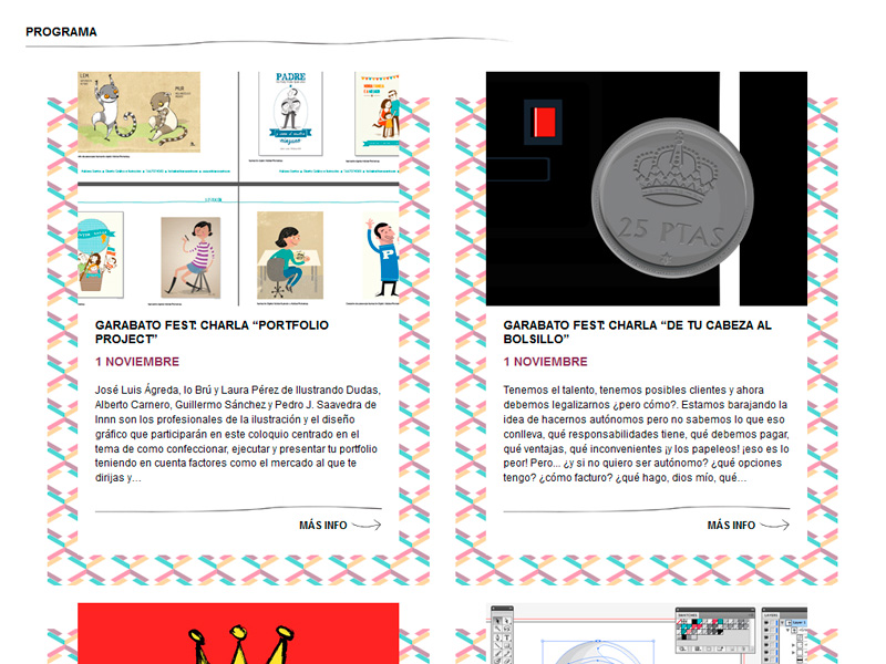 Diseño y desarrollo con WordPress de Garabattagge Ilustra Sevilla