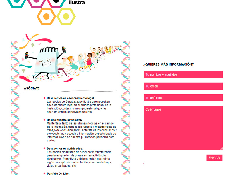 Diseño y desarrollo con WordPress de Garabattagge Ilustra Sevilla
