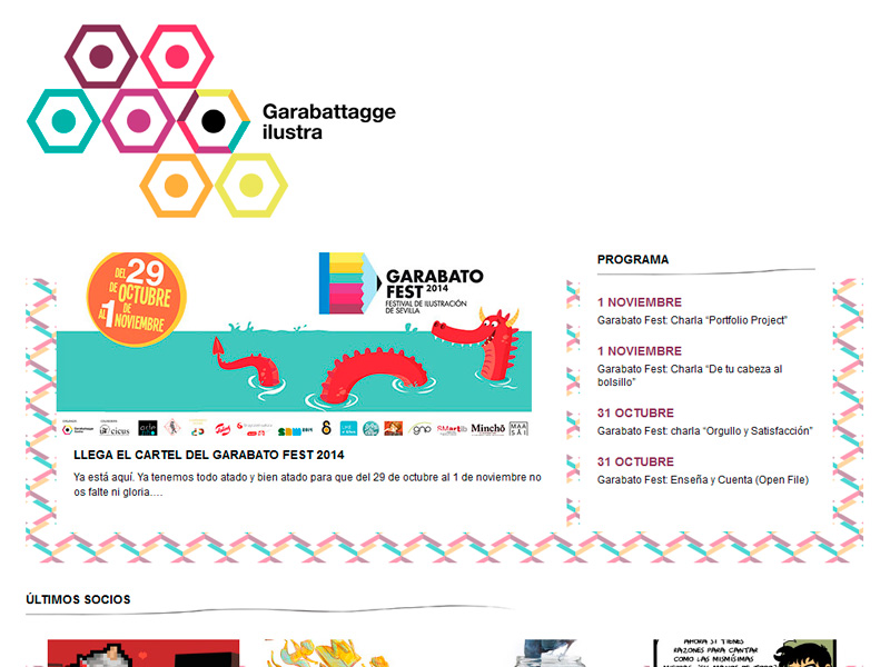 Diseño y desarrollo con WordPress de Garabattagge Ilustra Sevilla