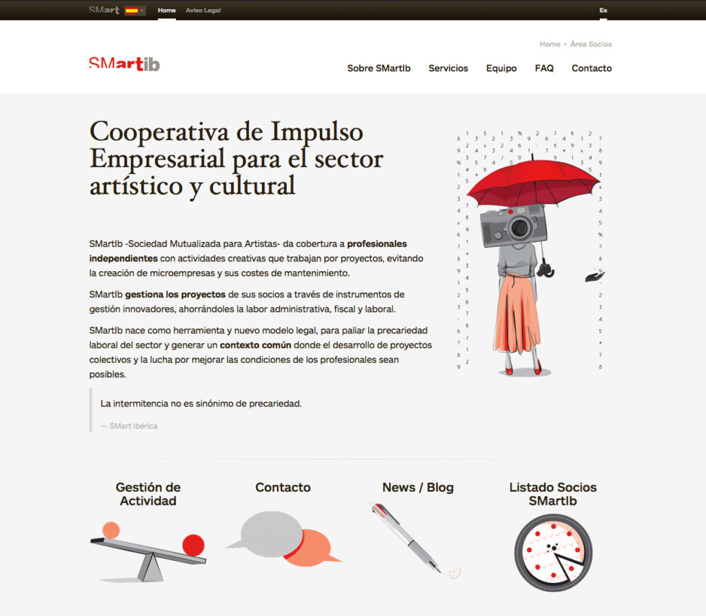Ilustraciones e iconos en la web