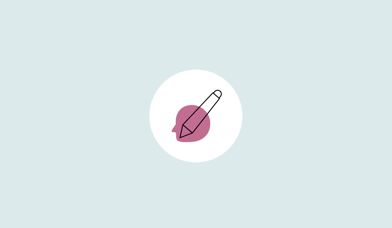 Ilustración de un lápiz táctil para representar el proceso des diseño y acompañar el artículo