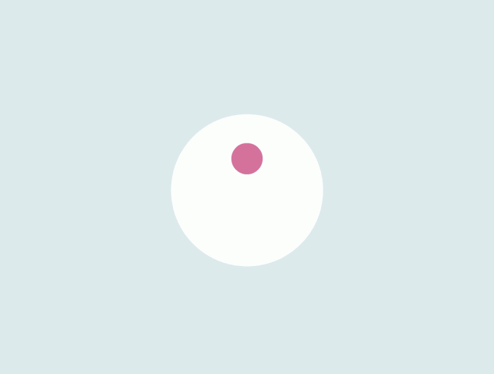 Animación 2D de una bola rebotando
