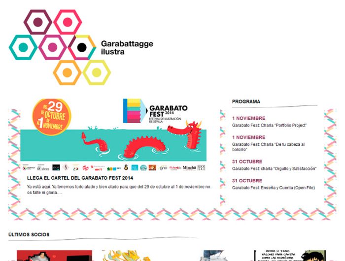 Diseño y desarrollo con WordPress de Garabattagge Ilustra Sevilla