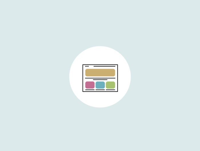 Ilustración de una página web utilizada para un artículo sobre las preguntas previas a presupuestar un proyecto web